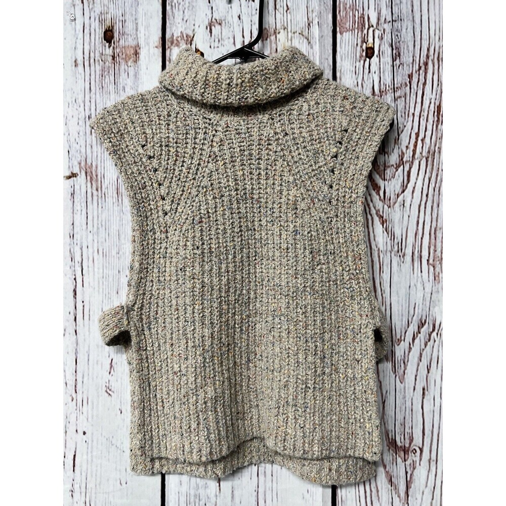 Isabel Marant Etoile Revolve Haway Sleeveless Wool Vest Cowl Neck Top Size 34